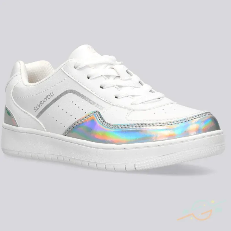 Tenis blanco plateado SPRINTER