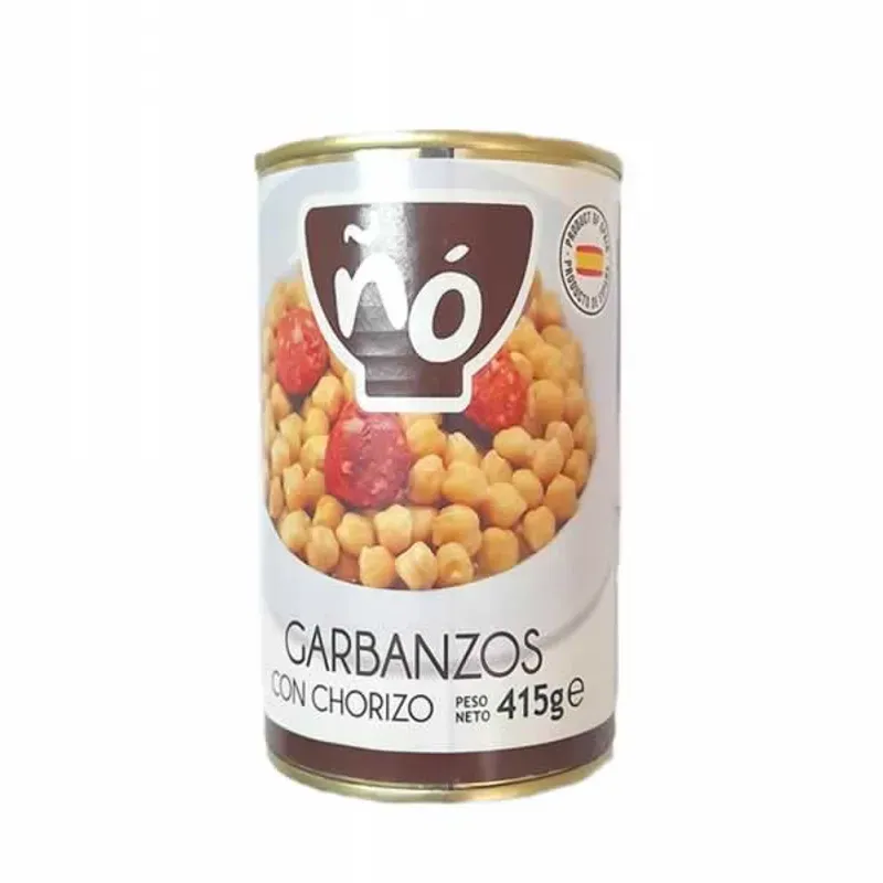 GARBANZOS CON CHORIZO, 415 GR, C/12 UND 1002927 PRECIO 2.50