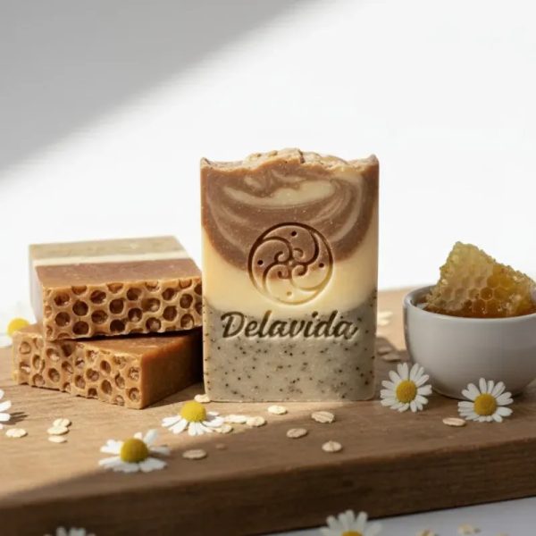 Jabón avena, manzanilla, miel