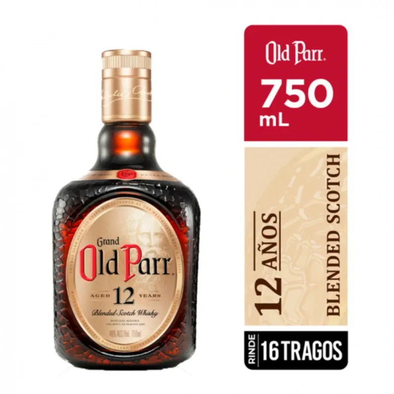Whisky  Old Parr 12 años 1x12x750ml C(403.29)