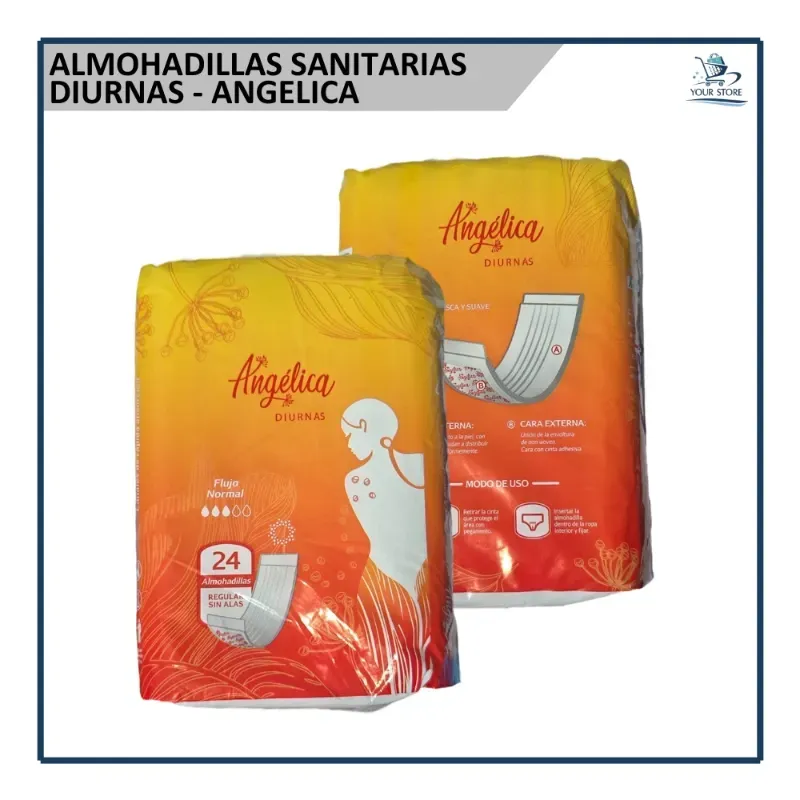 Almohadillas Sanitarias Diurnas - Angélica (24u)