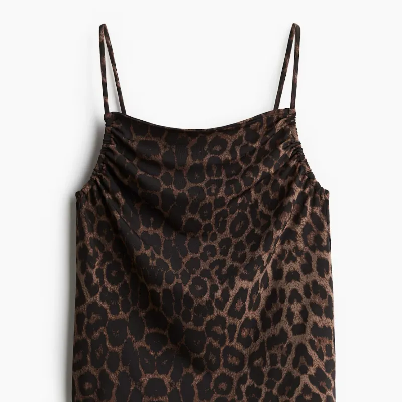 Top fruncido de tirantes H&M