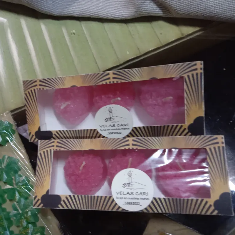 Estuches de 3 corazones medianos