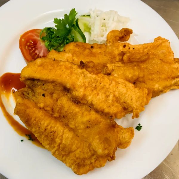 Filete de pescado empanado