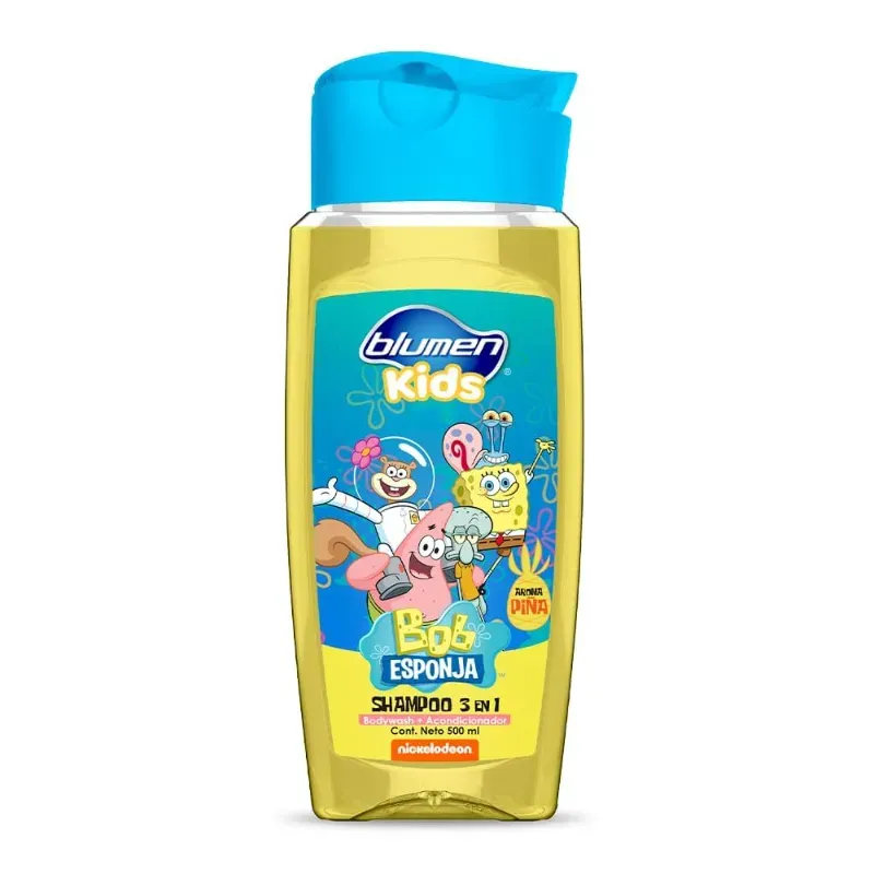 SHAMPOO 3 EN 1 BOB ESPONJA 500ML