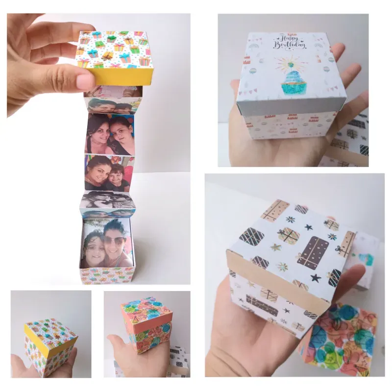 Cajita acordeón de Fotos