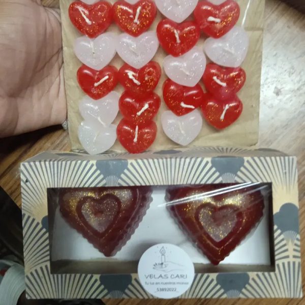 Estuche de 2 corazones