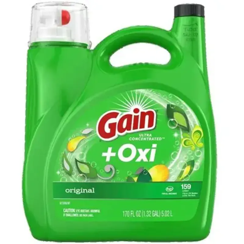 Detergente Líquido Gain+Oxi 170 Oz