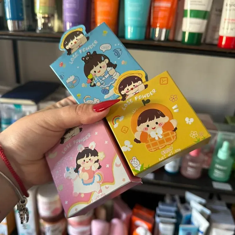 Polvo traslúcido sellador de maquillaje