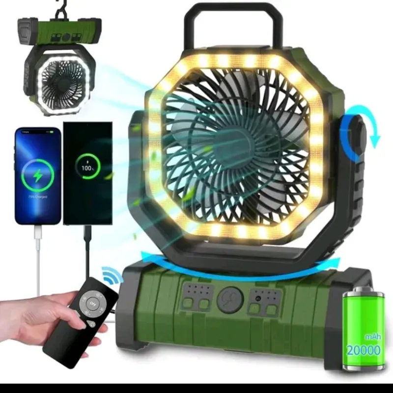 Ventilador recargable