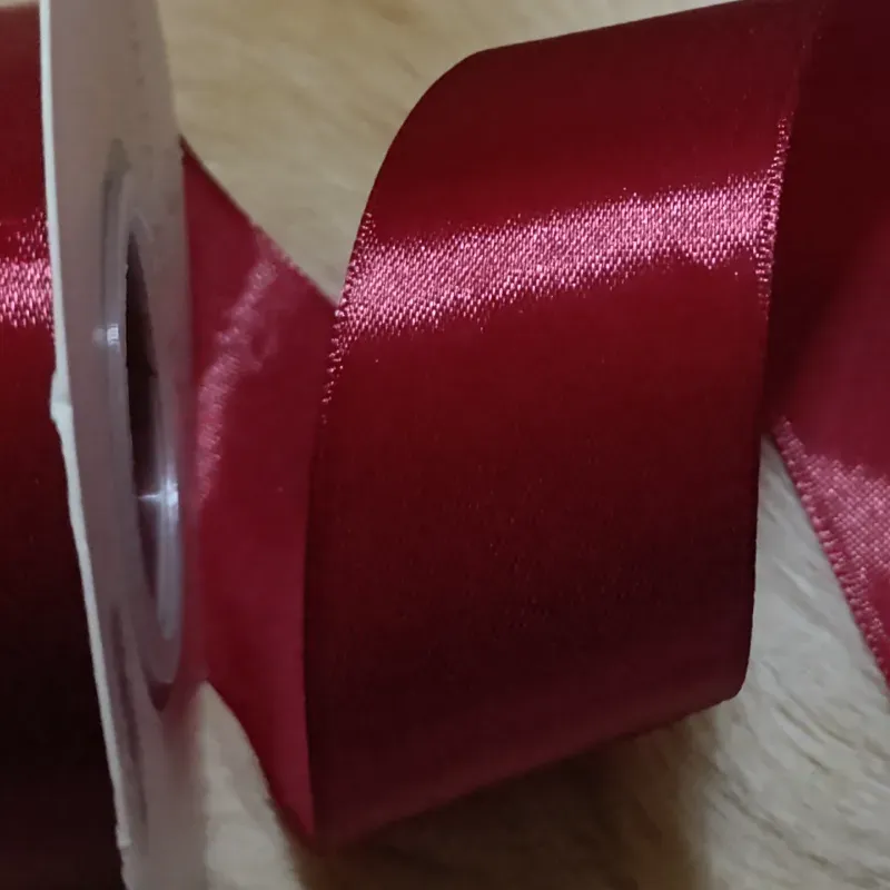 Cinta de 4 cm de ancho rojo vino