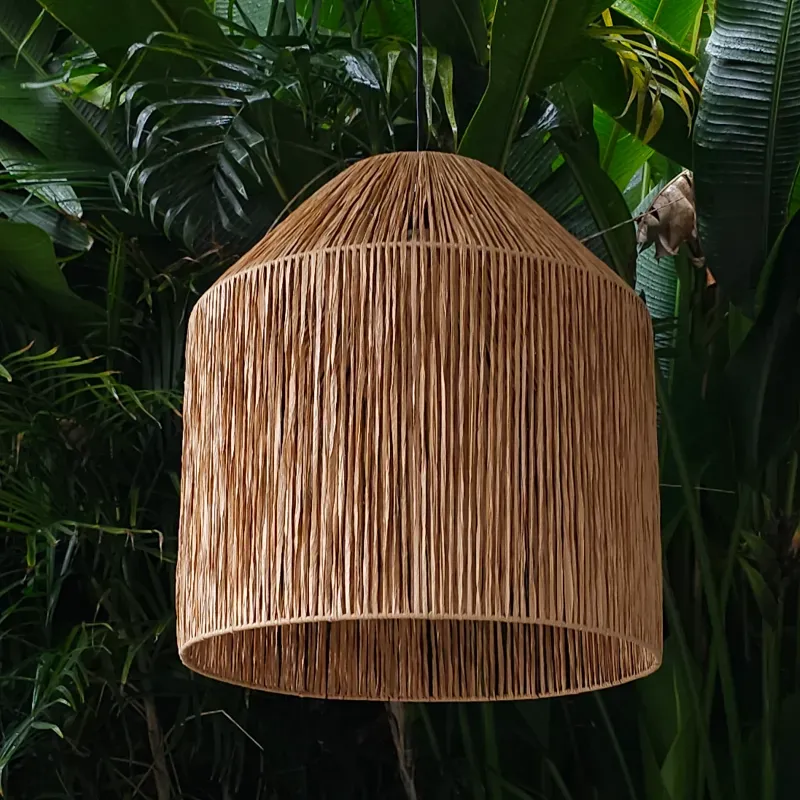 Luminaria tejida JAULA