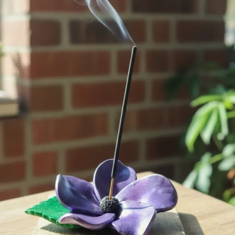 Porta Incienso "Plumeria Mística"