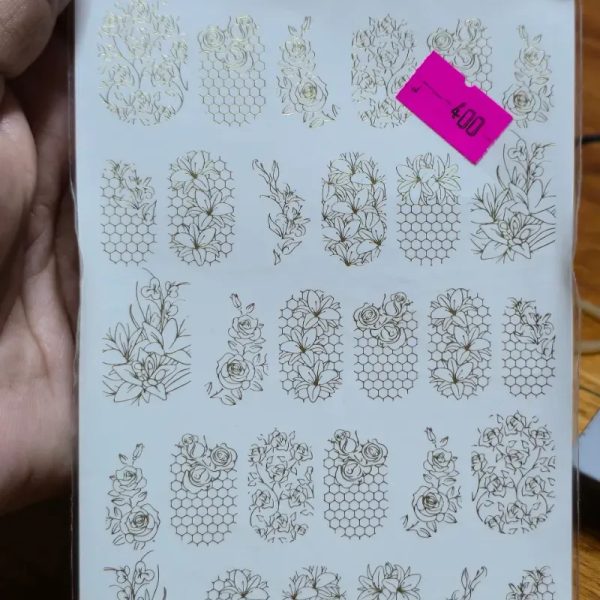 Calcomanías flores