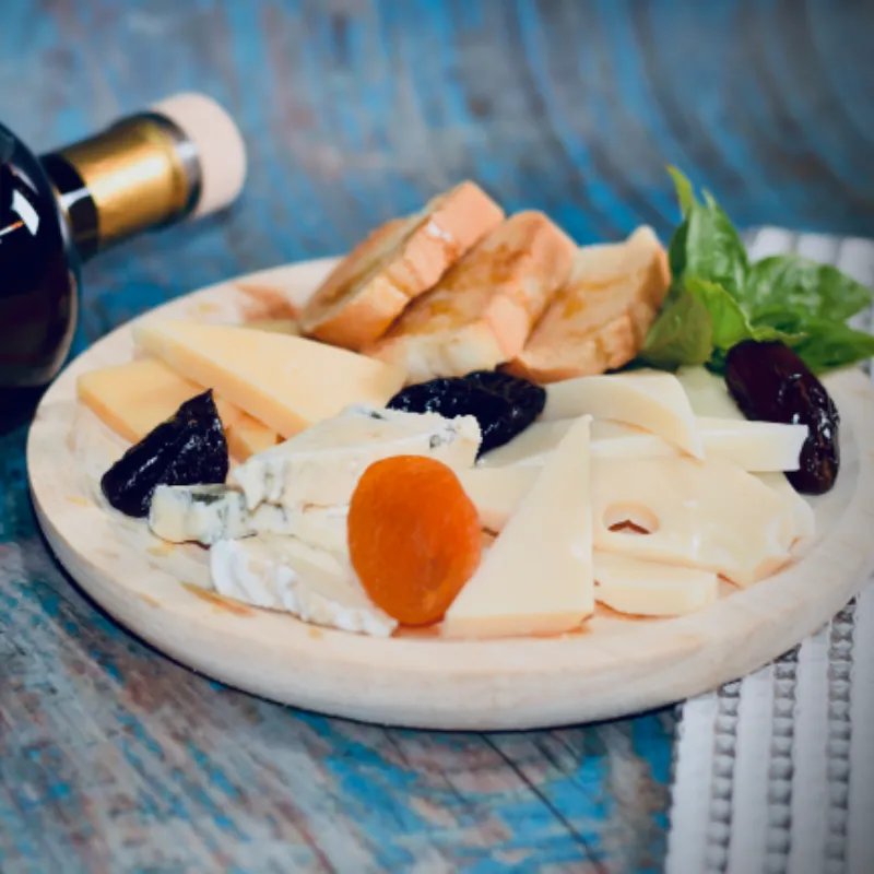 Tabla de Quesos y Frutos Secos