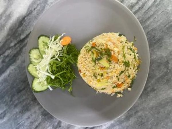Arroz con vegetales