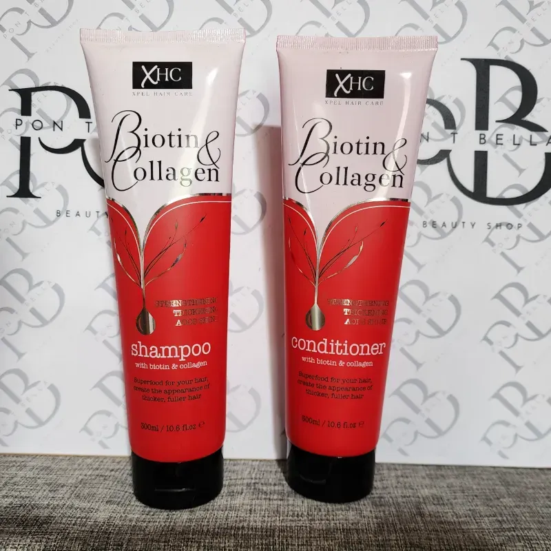 Shampu + acondicionador de biotin y colageno