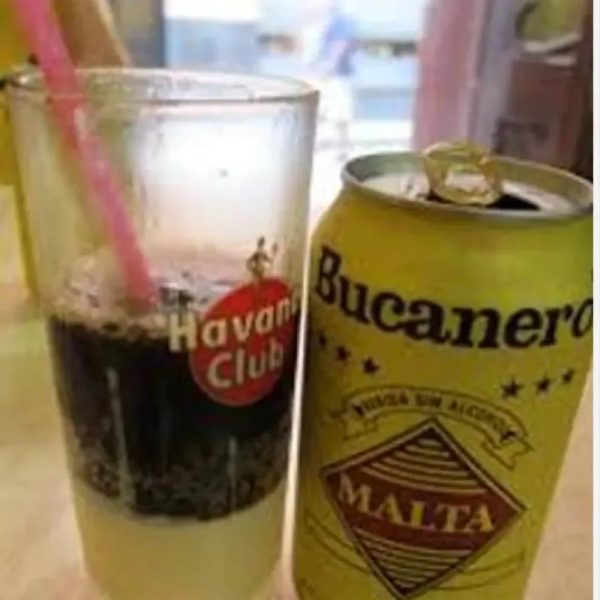 Malta con leche condensada
