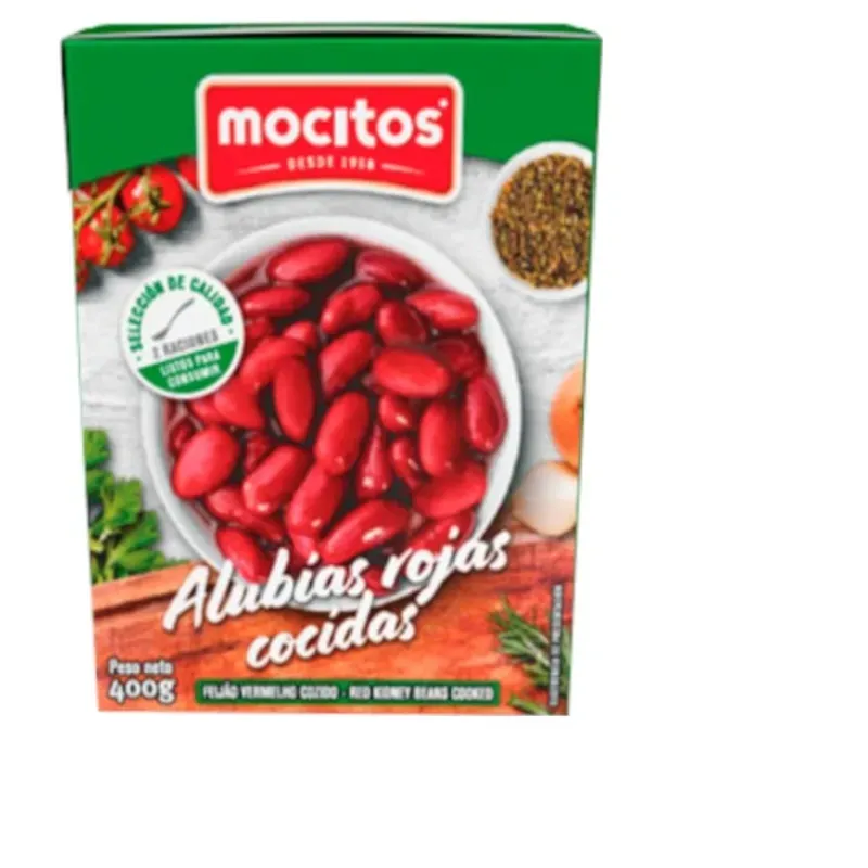 Frijol colorado caja de 409g MOCITOS