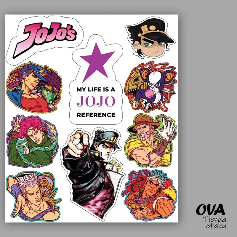  Pack de stickers Jojo's Bizarre Adventure