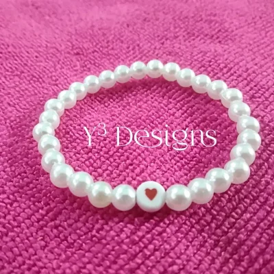 Pulso de Perlas y Corazón ❤️