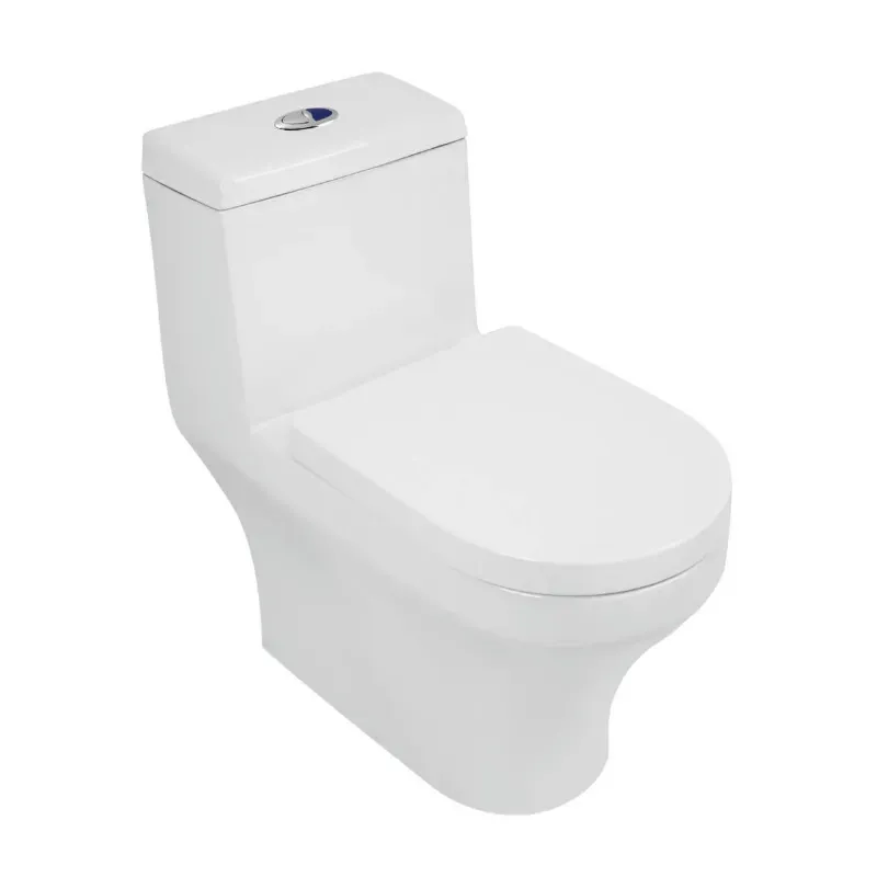 Sanitario Fussion Alongado Blanco con Asiento Completo Corona