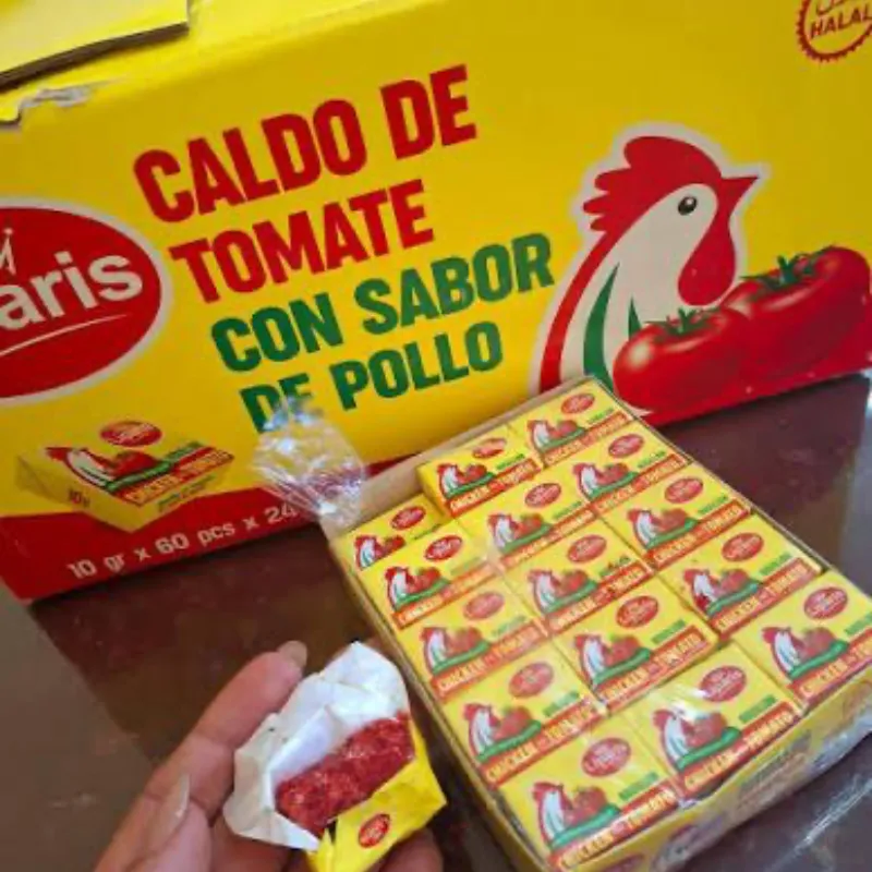 Paquete de Caldo de Pollo con Tomate