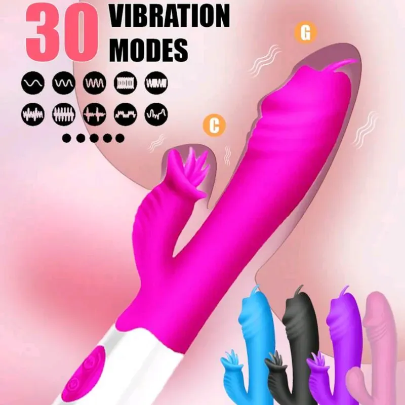  Vibrador Rabbit Ultra de 30 MODOS – Estimulación TOTAL 