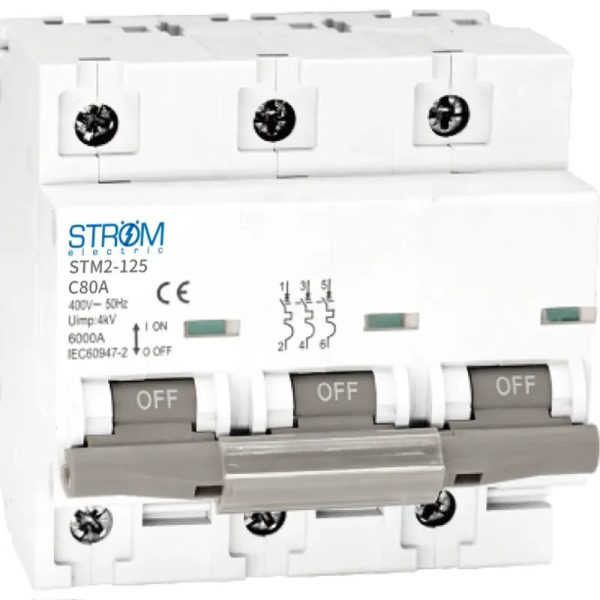 Breaker Trifásico C80A