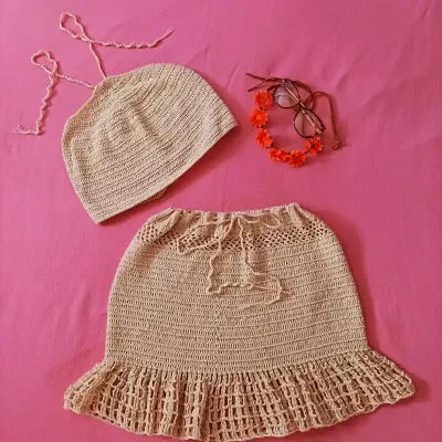Conjunto de saya de vuelos