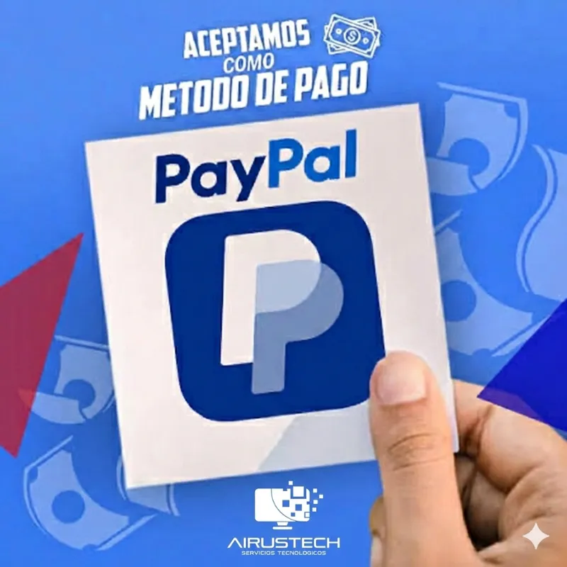Aceptamos pago por PayPal