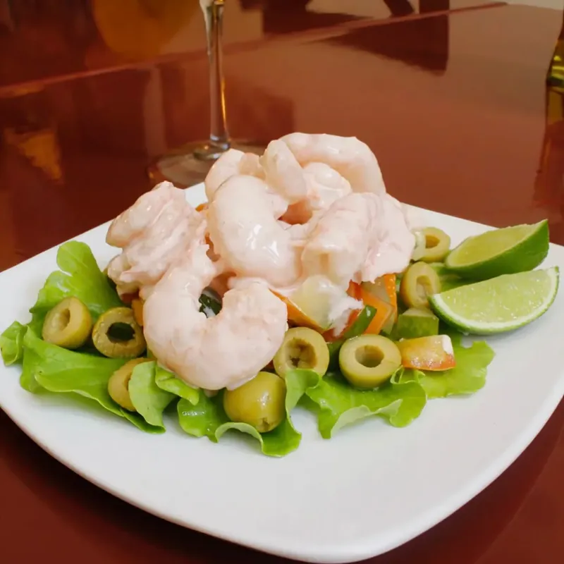Cóctel de camarones