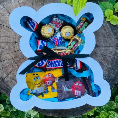 Caja con forma de oso