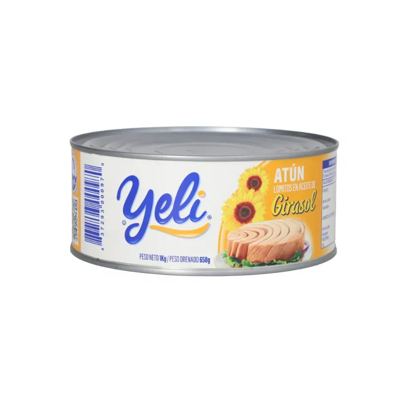 1202012 - Atun en Lomos en Aceite YELI Lata 1 Kg (Caja de 12 unidades) - U/M: U