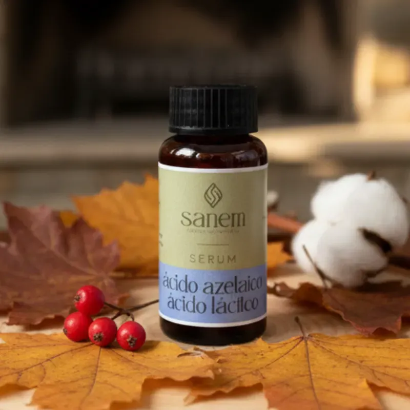 Serum de Ácido Láctico + Ácido Azelaico 30ml (Sanem)