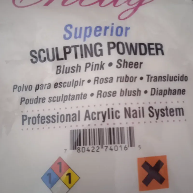 Polvo rosado traslúcido