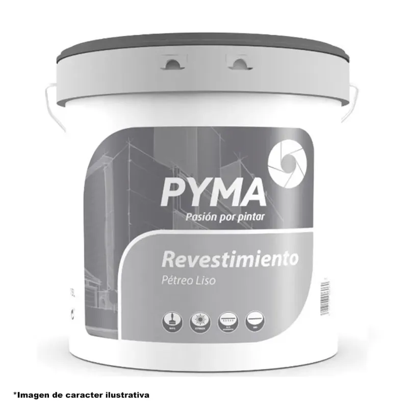PYMA Revestimiento Pétreo Liso 15LTS BLANCO