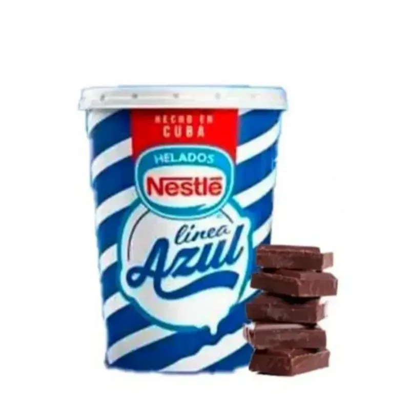 Pote de helado de Chocolate