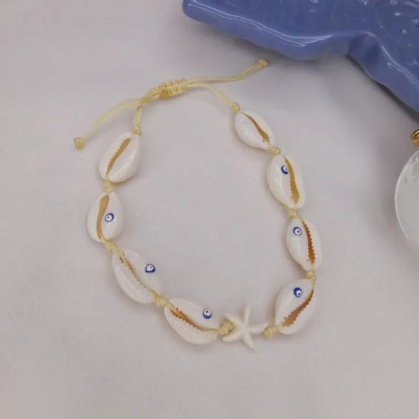 Tobillera de caracoles