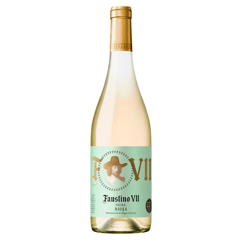 Vino Blanco Viura D.O.Rioja FAUSTINO VII 750 ml/6 Caja