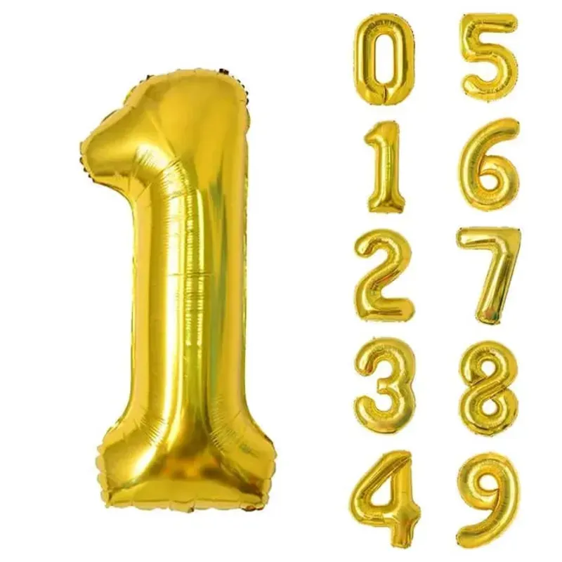 Globos de numeros