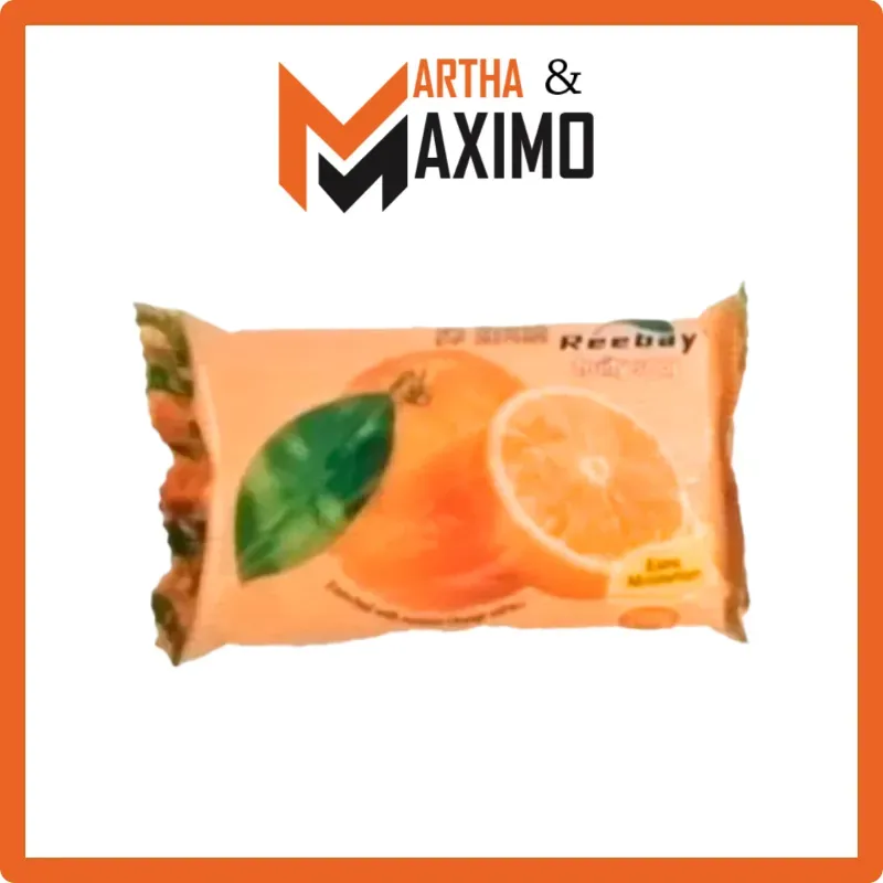 Caja de jabón de 100 gr Naranja