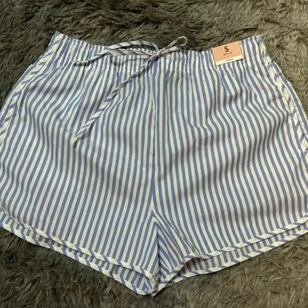 Short de Rayas Azul