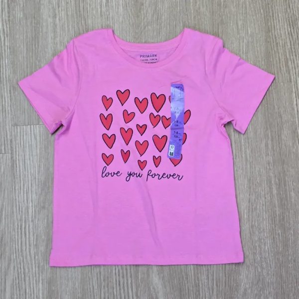 Pulover Rosado con Corazones Rojos