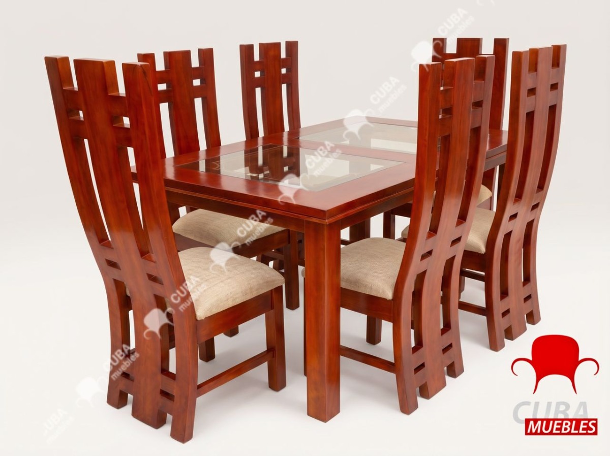 Comedor  Torres 6 sillas natural