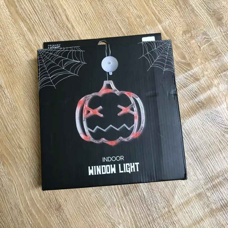 Luminaria en forma de calabaza