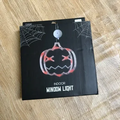 Luminaria en forma de calabaza