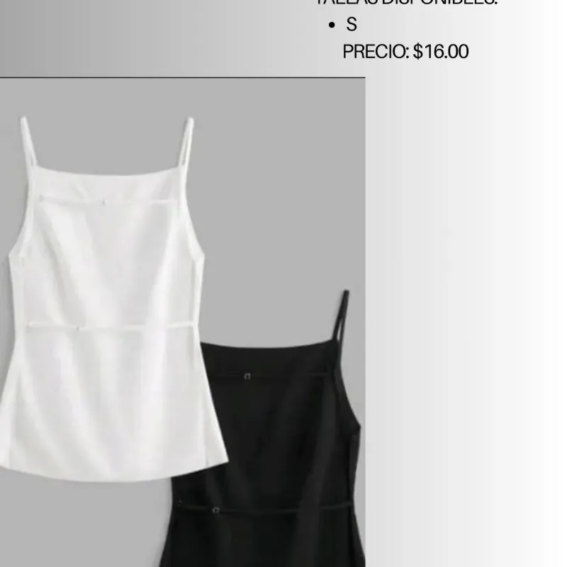 Blusas de espalda afuera