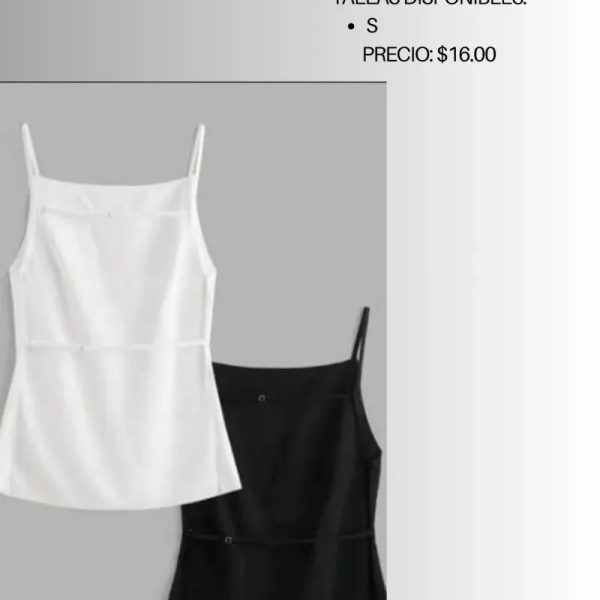 Blusas de espalda afuera