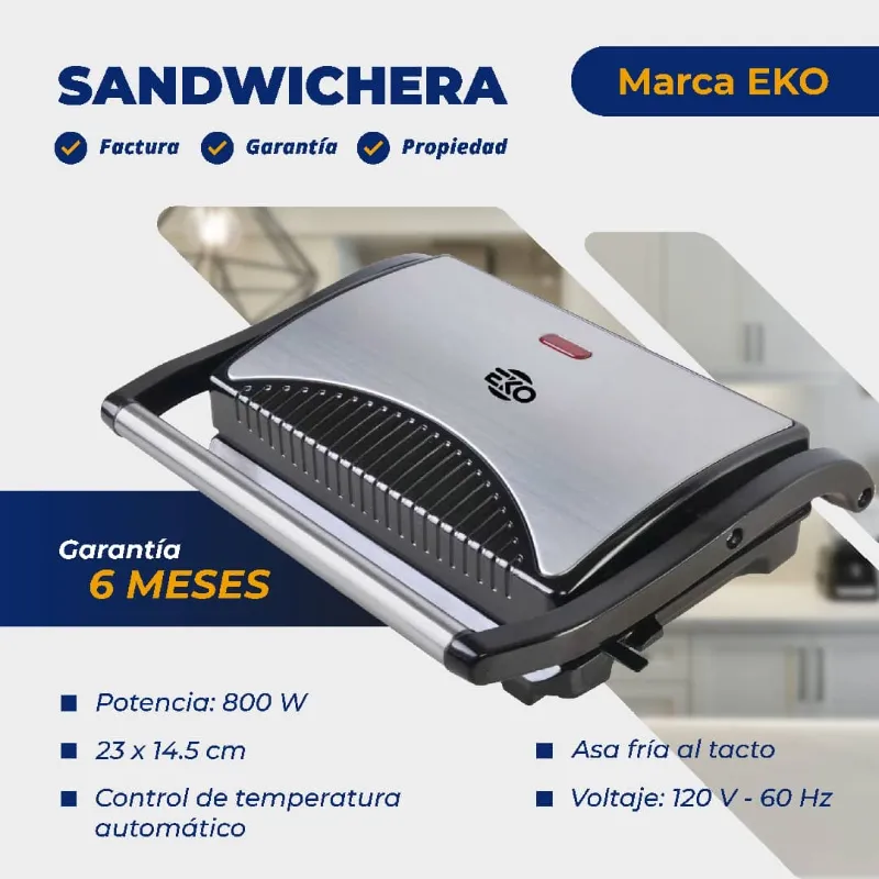  *Sandwichera  Marca EKO*